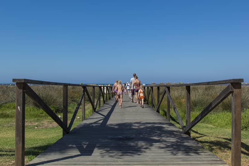 Camino a la playa de Conil